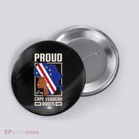 Proud Cape Verdean Roots Black History Month Cape Verde Button thumb 0
