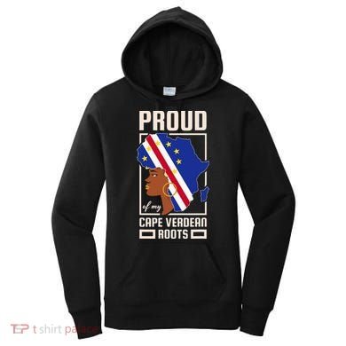 Proud Cape Verdean Roots Black History Month Cape Verde Women's Hoodie
