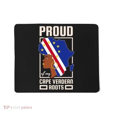 Proud Cape Verdean Roots Black History Month Cape Verde Mousepad