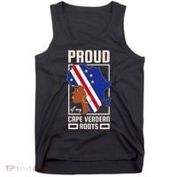 Proud Cape Verdean Roots Black History Month Cape Verde Tank Top thumb 0