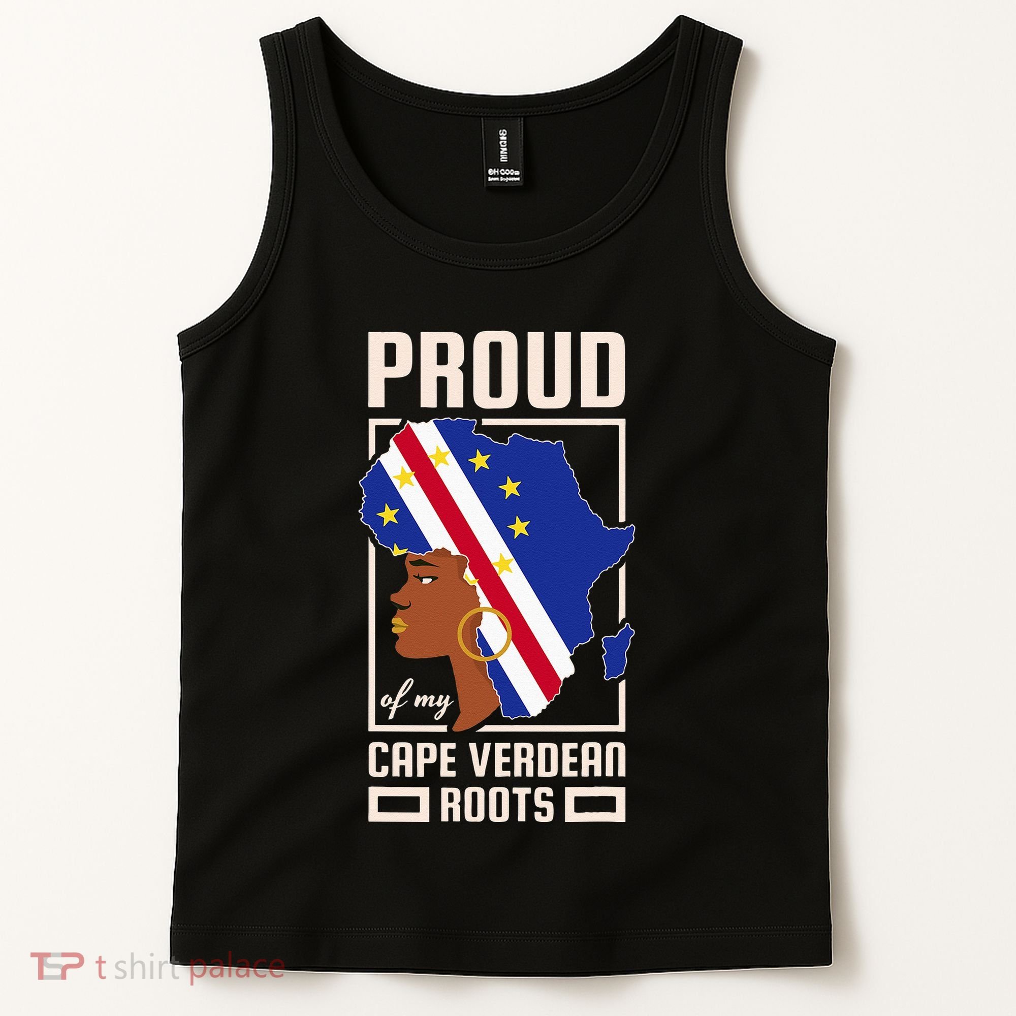 Proud Cape Verdean Roots Black History Month Cape Verde Tank Top