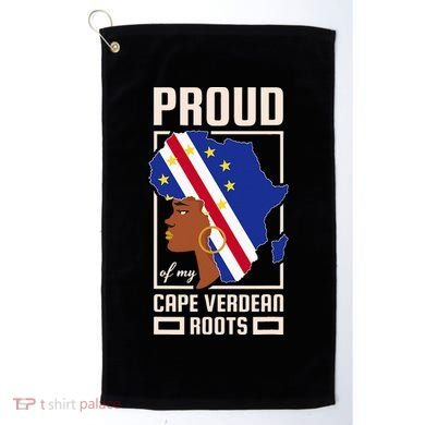 Proud Cape Verdean Roots Black History Month Cape Verde Golf Towel