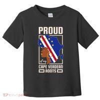 Proud Cape Verdean Roots Black History Month Cape Verde Toddler T-Shirt thumb 0