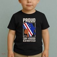 Proud Cape Verdean Roots Black History Month Cape Verde Toddler T-Shirt thumb 2