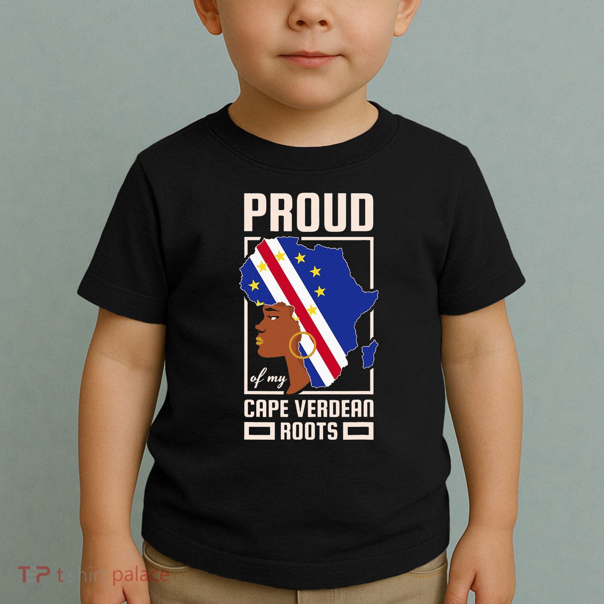 Proud Cape Verdean Roots Black History Month Cape Verde Toddler T-Shirt