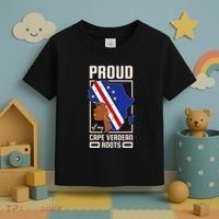 Proud Cape Verdean Roots Black History Month Cape Verde Toddler T-Shirt thumb 3