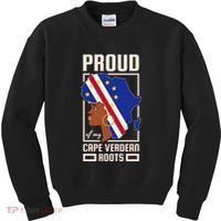 Proud Cape Verdean Roots Black History Month Cape Verde Kids Sweatshirt thumb 0