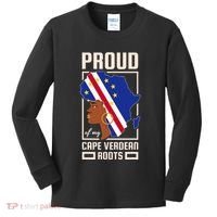 Proud Cape Verdean Roots Black History Month Cape Verde Kids Long Sleeve Shirt thumb 0