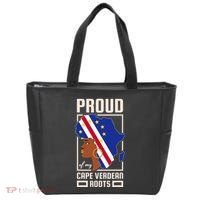 Proud Cape Verdean Roots Black History Month Cape Verde Tote Bag thumb 0