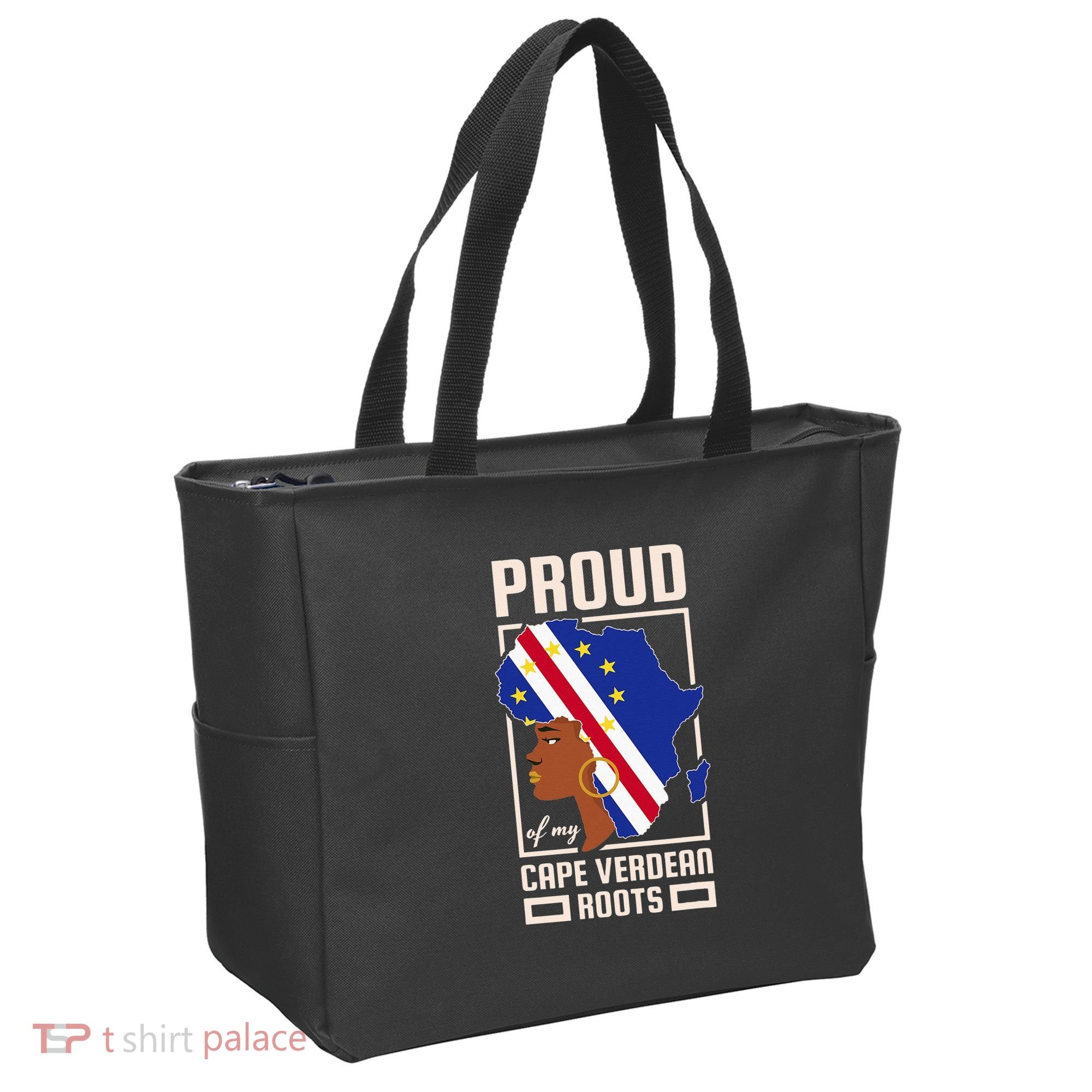 Proud Cape Verdean Roots Black History Month Cape Verde Tote Bag
