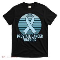 Prostate Cancer Warrior Cancer Survivor Support Cancer Team T-Shirt thumb 0