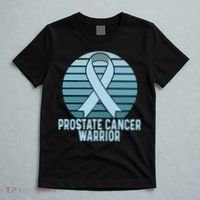 Prostate Cancer Warrior Cancer Survivor Support Cancer Team T-Shirt thumb 5