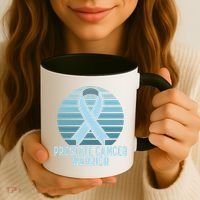 Prostate Cancer Warrior Cancer Survivor Support Cancer Team Coffee Mug thumb 3
