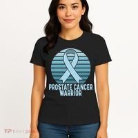 Prostate Cancer Warrior Cancer Survivor Support Cancer Team Women's T-Shirt thumb 4