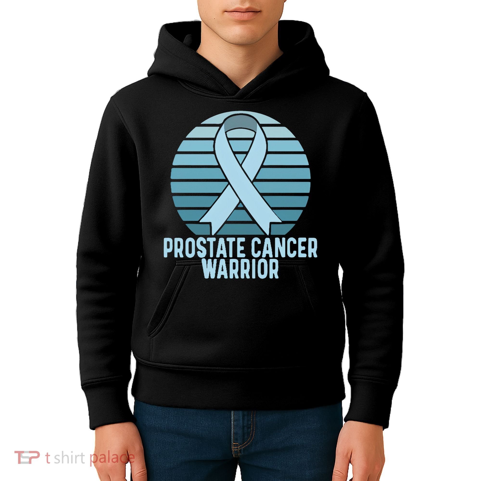 Prostate Cancer Warrior Cancer Survivor Support Cancer Team Kids Hoodie