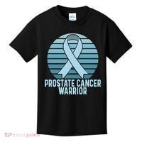 Prostate Cancer Warrior Cancer Survivor Support Cancer Team Kids T-Shirt thumb 0