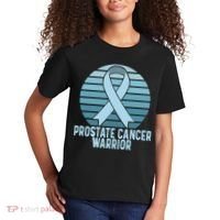 Prostate Cancer Warrior Cancer Survivor Support Cancer Team Kids T-Shirt thumb 2