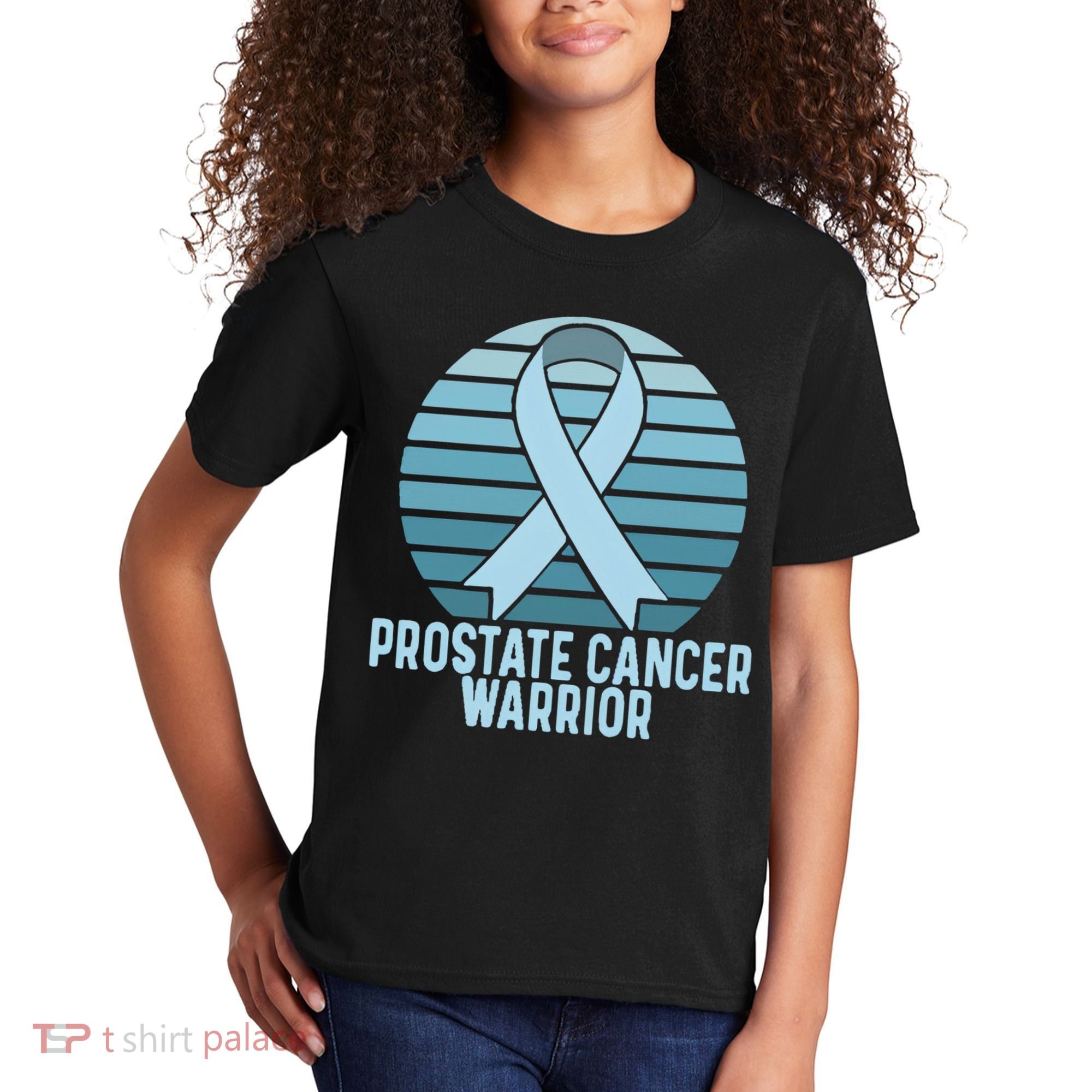 Prostate Cancer Warrior Cancer Survivor Support Cancer Team Kids T-Shirt
