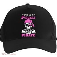 Pirate Costume Why Be A Princess When You Can Be A Pirate Five-Panel Snapback Cap thumb 0