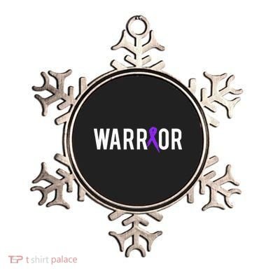 Pancreatic Cancer Warrior Design Gift For Cancer Awareness  Ornament
