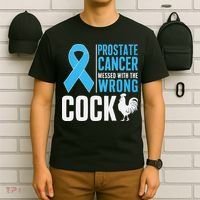Prostate Cancer Warrior Prostate Cancer Awareness T-Shirt thumb 6