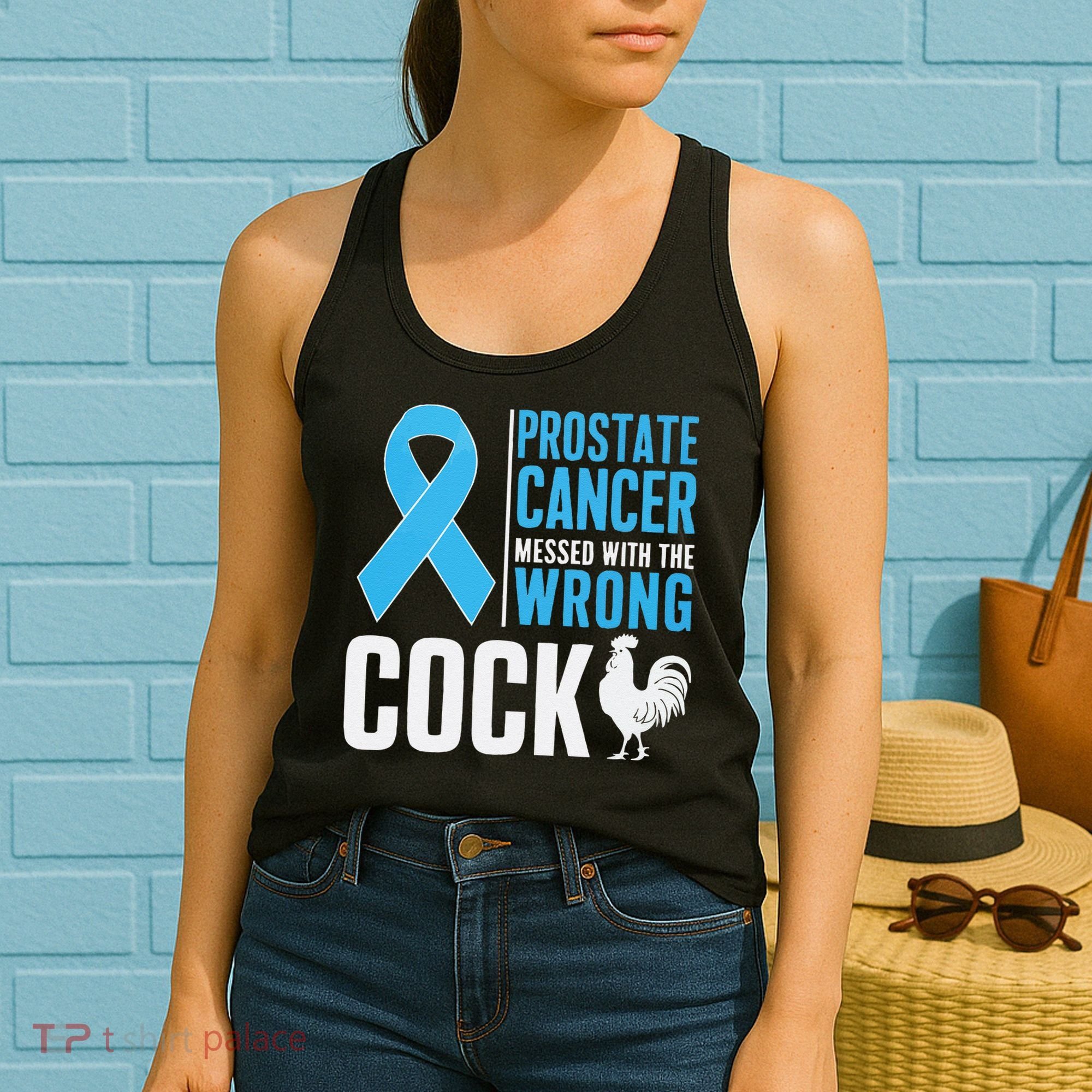 Prostate Cancer Warrior Prostate Cancer Awareness Women's Tank Top