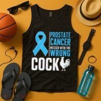 Prostate Cancer Warrior Prostate Cancer Awareness Tank Top thumb 4