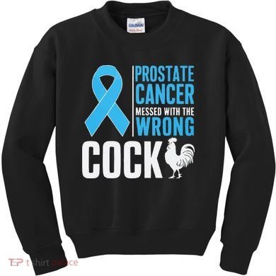 Prostate Cancer Warrior Prostate Cancer Awareness Kids Sweatshirt
