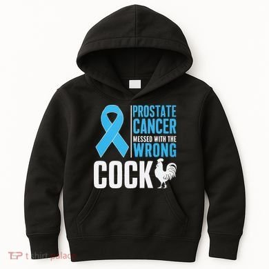Prostate Cancer Warrior Prostate Cancer Awareness Kids Hoodie