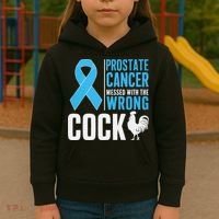 Prostate Cancer Warrior Prostate Cancer Awareness Kids Hoodie thumb 3