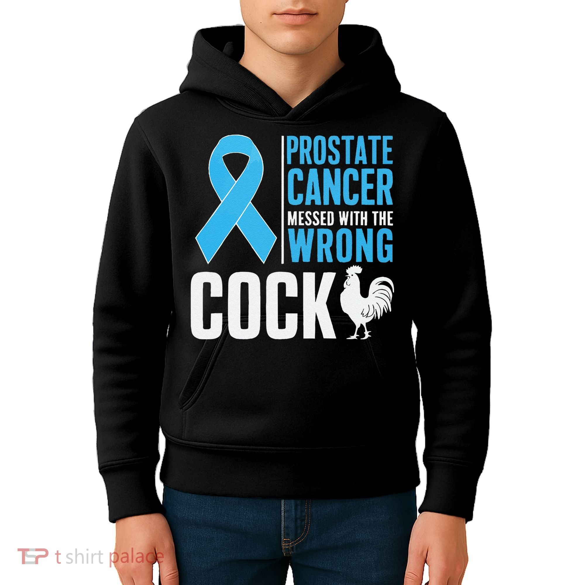 Prostate Cancer Warrior Prostate Cancer Awareness Kids Hoodie