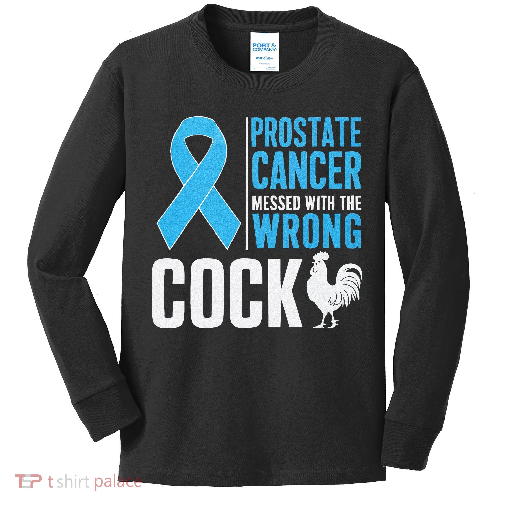 Prostate Cancer Warrior Prostate Cancer Awareness Kids Long Sleeve Shirt
