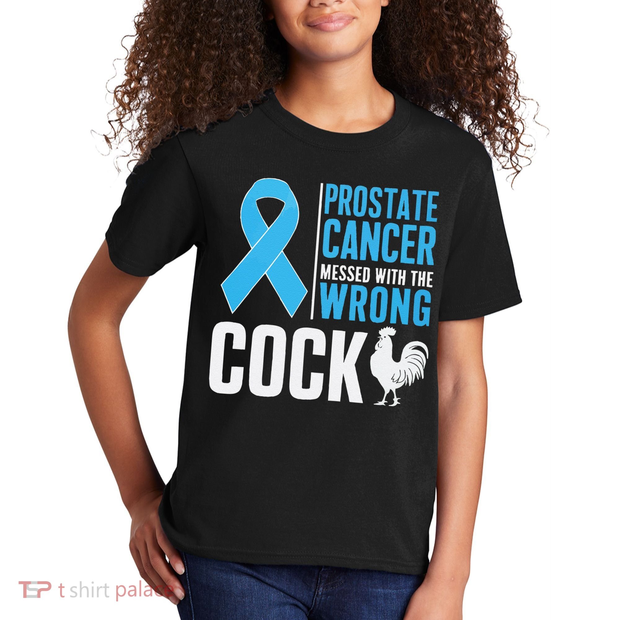 Prostate Cancer Warrior Prostate Cancer Awareness Kids T-Shirt