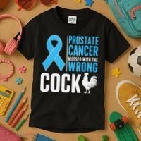 Prostate Cancer Warrior Prostate Cancer Awareness Kids T-Shirt thumb 3