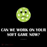 Pickleball Can We Work On Your Soft Game Now Ornament thumb 1