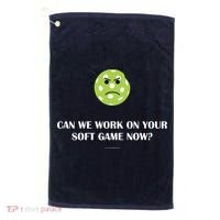 Pickleball Can We Work On Your Soft Game Now Golf Towel thumb 0