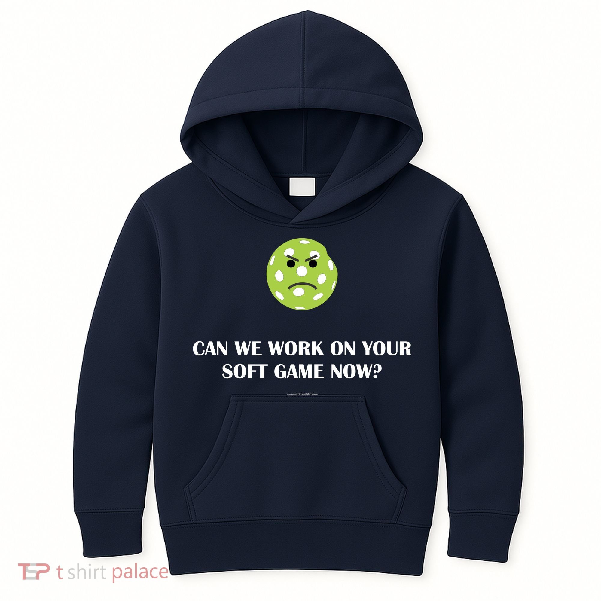 Pickleball Can We Work On Your Soft Game Now Kids Hoodie