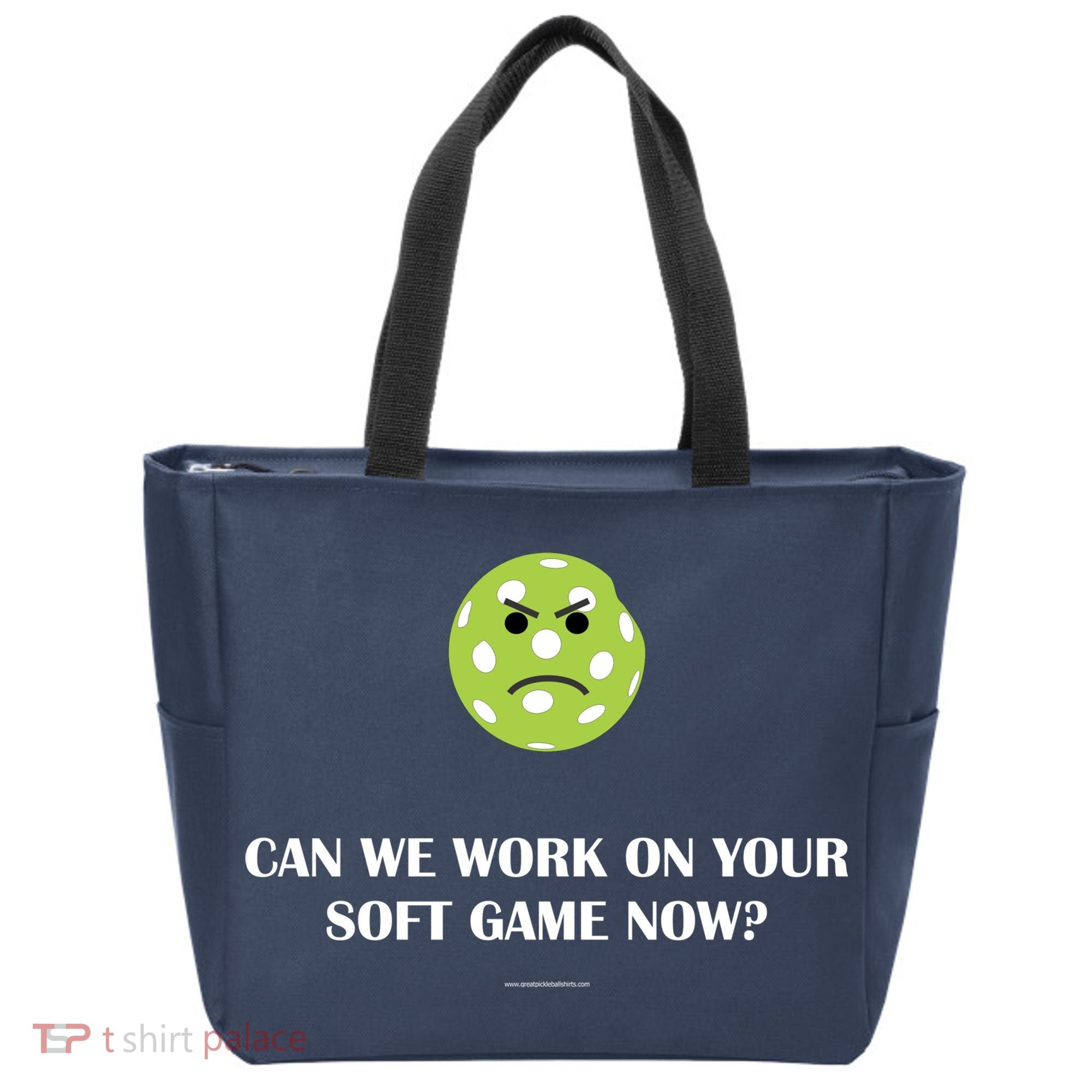 Pickleball Can We Work On Your Soft Game Now Tote Bag