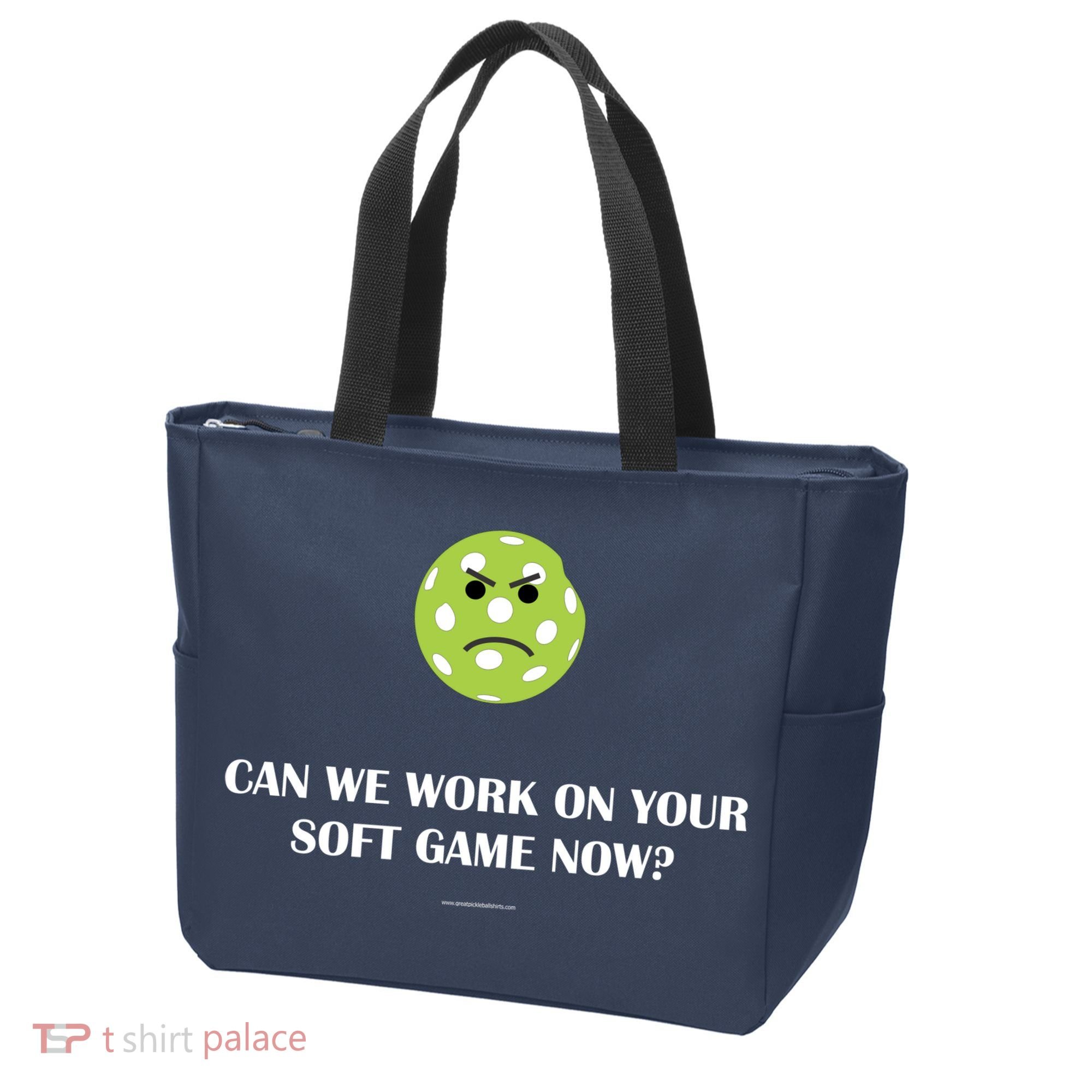 Pickleball Can We Work On Your Soft Game Now Tote Bag