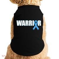 Prostate Cancer Warrior Light Blue Ribbon Doggie Tank thumb 0