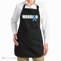 Prostate Cancer Warrior Light Blue Ribbon Apron thumb 2