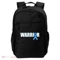 Prostate Cancer Warrior Light Blue Ribbon Backpack thumb 0