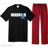 Prostate Cancer Warrior Light Blue Ribbon Pajama Set thumb 0