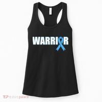 Prostate Cancer Warrior Light Blue Ribbon Women's Tank Top thumb 0