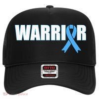 Prostate Cancer Warrior Light Blue Ribbon Hat thumb 0