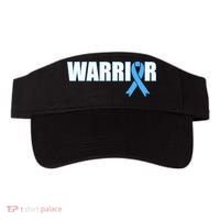 Prostate Cancer Warrior Light Blue Ribbon Visor thumb 0