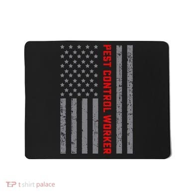 Pest Control Worker Vintage Us Flag For Dad Mousepad