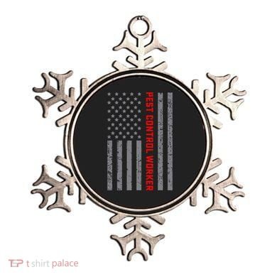 Pest Control Worker Vintage Us Flag For Dad Ornament