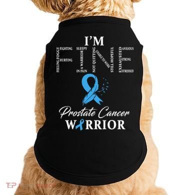 Prostate Cancer Warrior Im Fine Doggie Tank