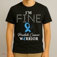 Prostate Cancer Warrior Im Fine T-Shirt thumb 3
